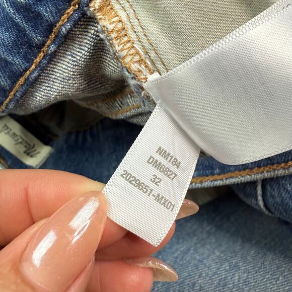 Madewell The Perfect Vintage Jean Kepler Blue Wash Size 32 NWT Classic Preppy - Picture 16 of 16